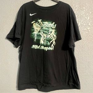 Nike NBA Bucks Championship 2021 Shirt (2XL)